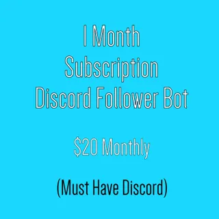 1 Month Of Xbox Follower On Discord