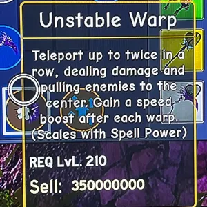 New made spell level 210