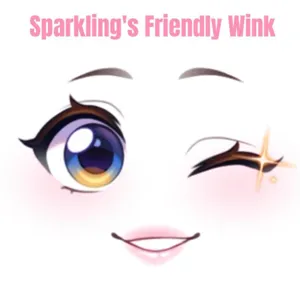 sparkling friendly wink