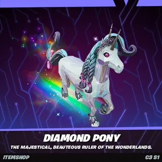 Diamond Pony Glider Fortnite Claim Instructions ⚡️INSTANT DELIVERY⚡️ 