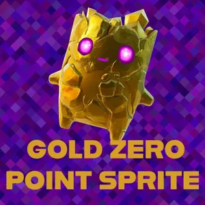 Gold zero point sprite