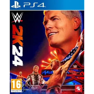 WWE 2K24 PLAYSTATION 4 PSN PS4 PRIMARY ACCOUNT