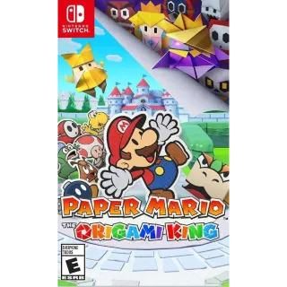 PAPER MARIO THE ORIGAMI KING NINTENDO SWITCH PRIMARY ACCOUNT