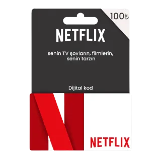 Netflix Gift Card 100 TL