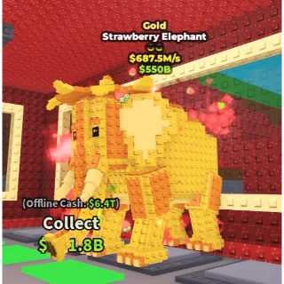 Gold Strawberry Elephant Steal a brainrot