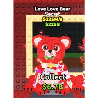 Love Love Bear - steal a brainrot