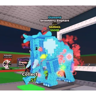 Diamond Strawberry Elephant - Steal a brainrot