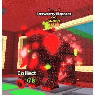 Cursed Strawberry Elephant 4.9bB/s | Steal a brainrot