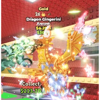 Gold Dragon Gingerinni 4.2B/S - steal a brainrot