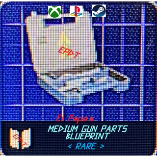 MEDIUM GUN PARTS BLUEPRINT