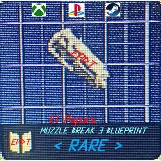 MUZZLE BRAKE 3 BLUEPRINT