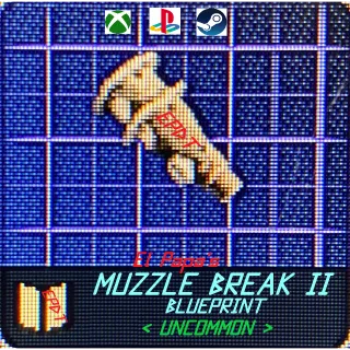 MUZZLE BREAK 2 BLUEPRINT