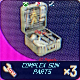 COMPLEX GUN PARTS x3
