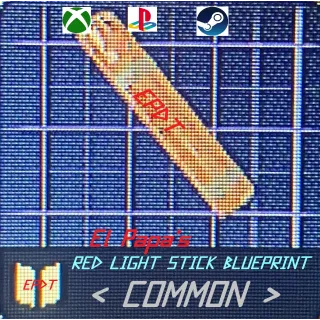 RED LIGHT STICK BLUEPRINT