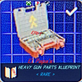 HEAVY GUN PARTS BLUEPRINT