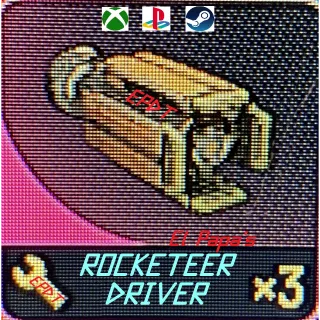 ROCKETEER DRIVER x3