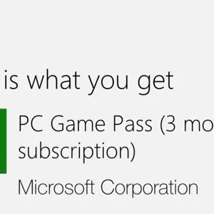 Xbox Gamepass PC 3 months