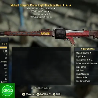 Bloodied 5035 Conductor's Light Machine Gun Fully Modded ⭐⭐⭐⭐