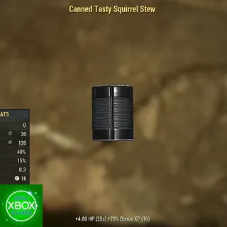 50 Canned Tasty Squirrel Stew