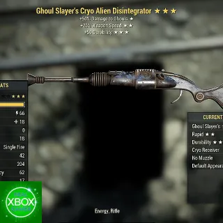 Ghoul 2535 Polished Alien Disintegrator Full Modded ⭐⭐⭐⭐