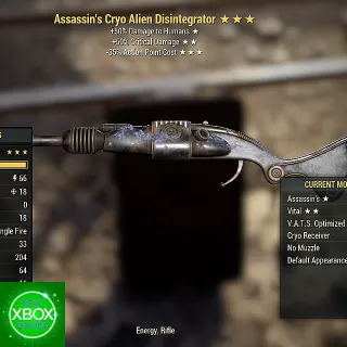 Ass2535 Polished Alien Disintegrator Full Modded ⭐⭐⭐⭐