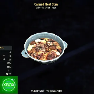 100 Canned Meat Stew