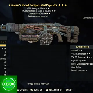 Furious 2535 Cryolator Fully Modded ⭐⭐⭐