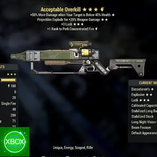 Acceptable Overkill ⭐️⭐️⭐️