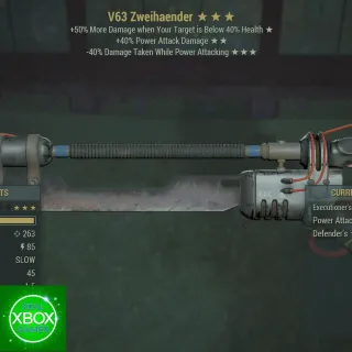 V63 Zweihaender Weapon