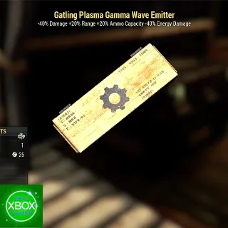 Gatling Plasma Gamma Wave Emitter