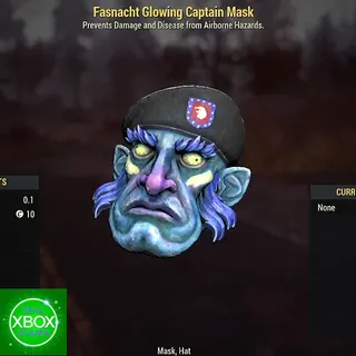 Fasnacht Glowing Caption Mask