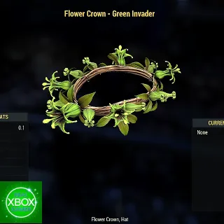 Flower Crown - Green invader