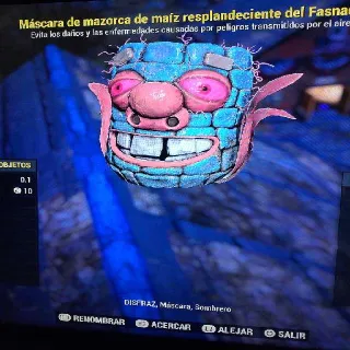 Glowing Corn Cop Mask