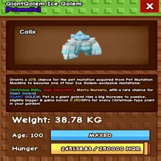 GIANTGOLEM ICE GOLEM 38KG