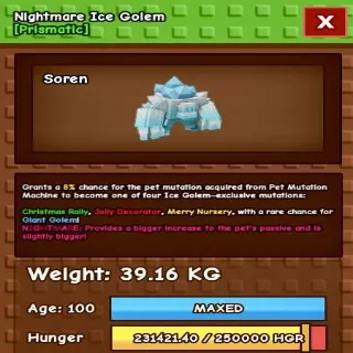 NM ICE GOLEM 39KG