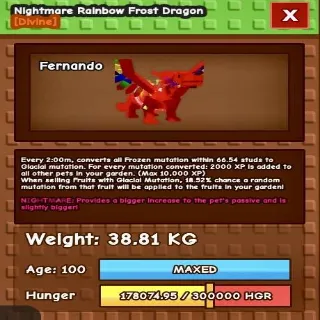 RBH FROST DRAGON 38.81KG