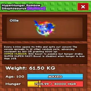 RBH DILO HYPER HUNGER 61.50KG