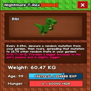 NM HUGE T-REX 60.47KG