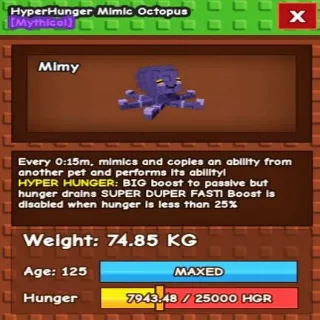 2 PCS MIMIC 74KG 15S NO TOY HH