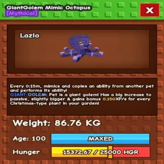 GIANT GOLEM MIMIC 86.76KG