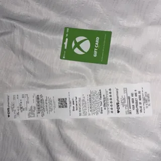 Xbox Microsoft gift card