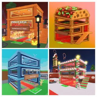 0 Rebirth Account With Christmas, Aquatic, Halloween And Taco Base