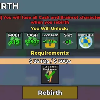 19 Rebirth Steal A Brainrot