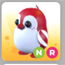 Neon Peppermint Penguin