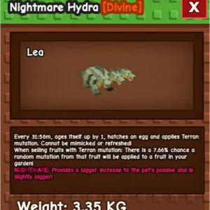 NIGHTMARE HYDRA FOR SALE