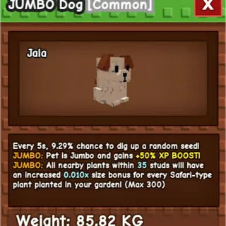 JUM DOG - FOR SALE (GAG)