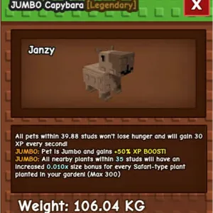 JUMBO CAPY - FORSALE GAG