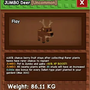 JUMBO DEER - FOR SALE
