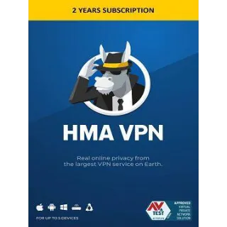 HMA VPN | 2 YEARS 1 PC