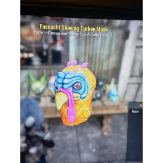 Glowing Turkey Mask